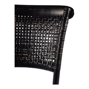 Moe's Home Churchill Dining Chair in Black (34.5' x 18' x 16.5') - FG-1001-02