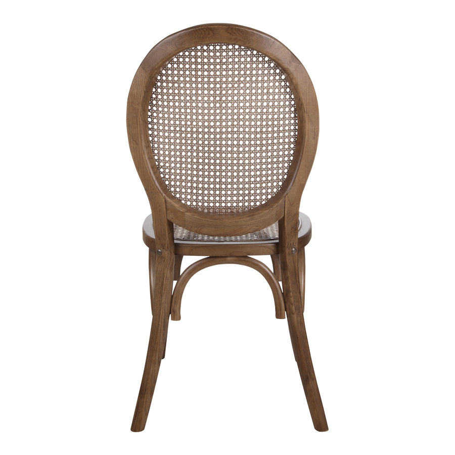 Moe's Home Rivalto Dining Chair in Brown (37' x 17.7' x 16.5') - FG-1016-03