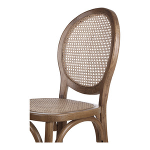 Moe's Home Rivalto Dining Chair in Brown (37' x 17.7' x 16.5') - FG-1016-03