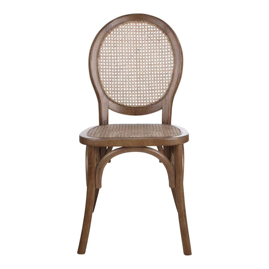 Moe's Home Rivalto Dining Chair in Brown (37' x 17.7' x 16.5') - FG-1016-03