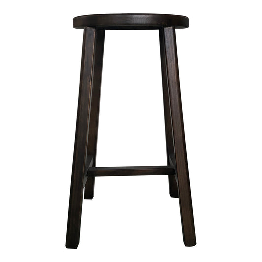 Moe's Home Mcguire Counter Stool in Dark Brown (26" x 14" x 14") - FG-1024-02