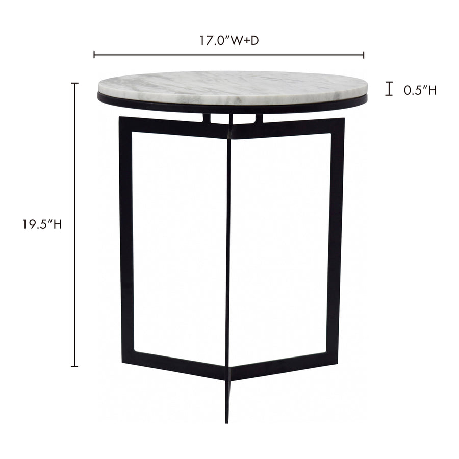 Moe's Home Taryn Accent Table in Large (19.5' x 17' x 17') - FI-1095-18