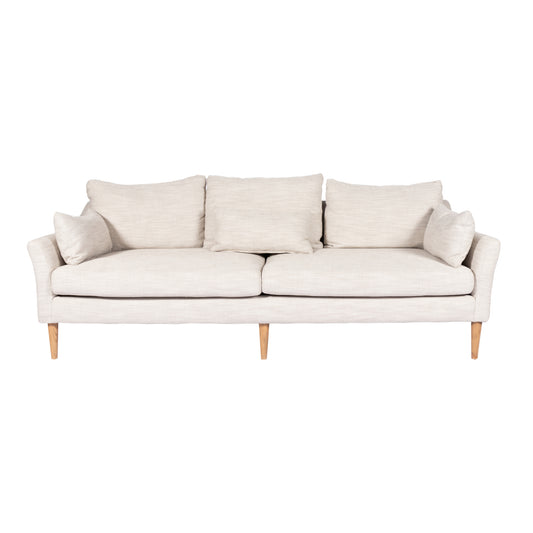 Moe's Home Calista Sofa in Grey (27.5" x 82.5" x 34.5") - FN-1034-34