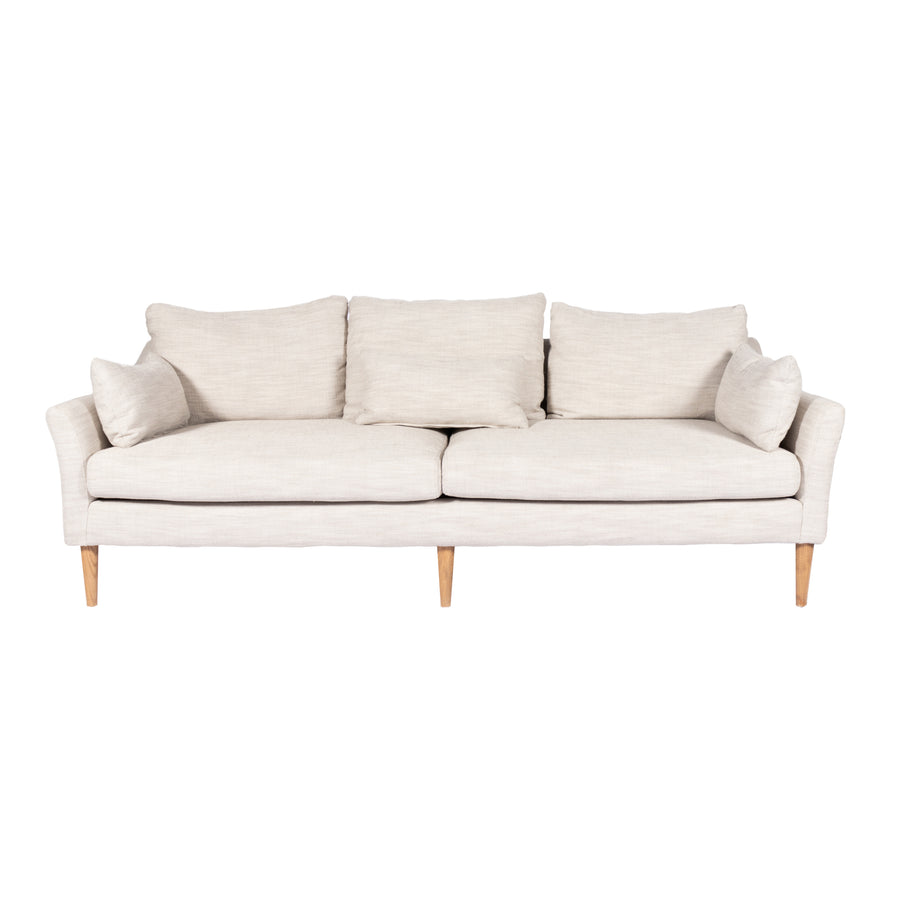Moe's Home Calista Sofa in Grey (27.5' x 82.5' x 34.5') - FN-1034-34