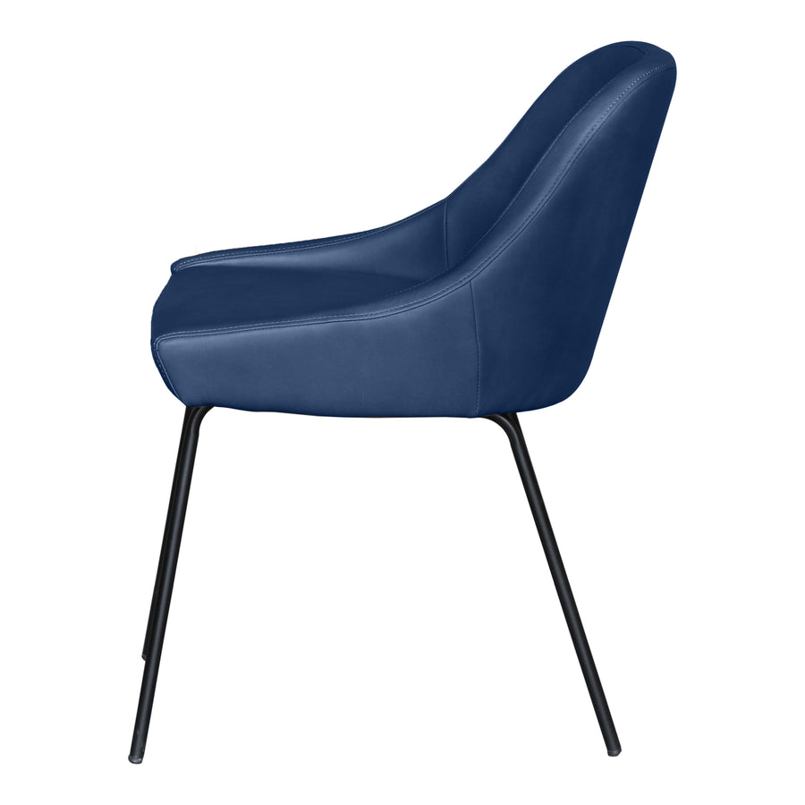 Moe's Home Blaze Dining Chair in Blue (30' x 22' x 24') - FN-1035-26