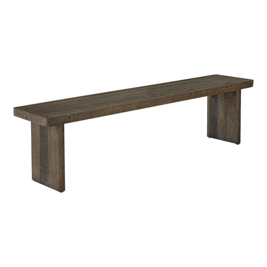 Moe's Home Monterey Dining Bench in Brown (18' x 73' x 14') - FR-1028-29