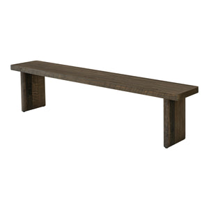 Moe's Home Monterey Dining Bench in Brown (18' x 73' x 14') - FR-1028-29