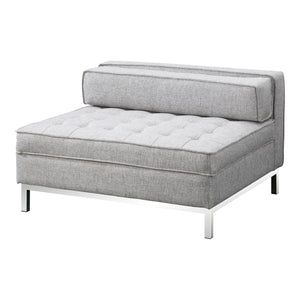 Moe's Home Covella Sectional in Grey (25' x 40' x 37') - FW-1003-29