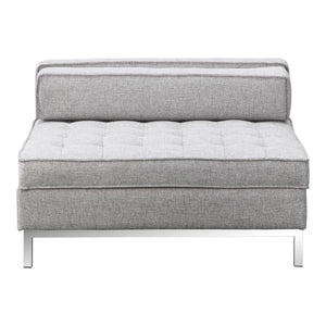 Moe's Home Covella Sectional in Grey (25' x 40' x 37') - FW-1003-29