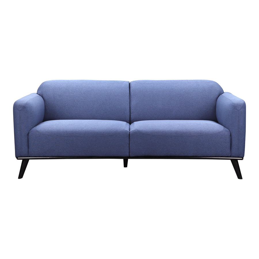 Moe's Home Peppy Sofa in Blue (30.5' x 76' x 34.5') - FW-1006-26