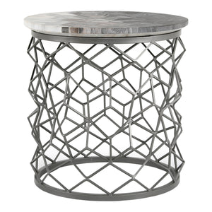 Moe's Home Mythos End Table in Grey (22' x 22' x 22') - GK-1010-15
