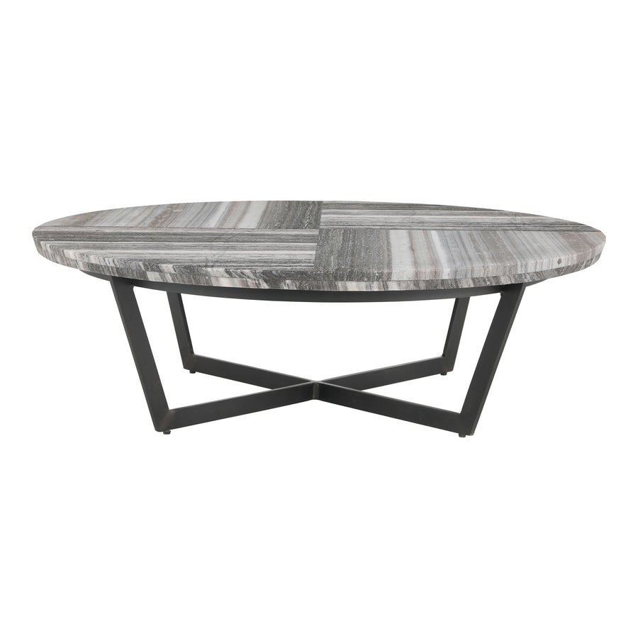 Moe's Home Zelda Coffee Table in Grey (15' x 48' x 48') - GK-1113-15