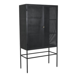 Moe's Home Isandros Storage Cabinet in Black (71' x 40' x 18') - GK-1117-02