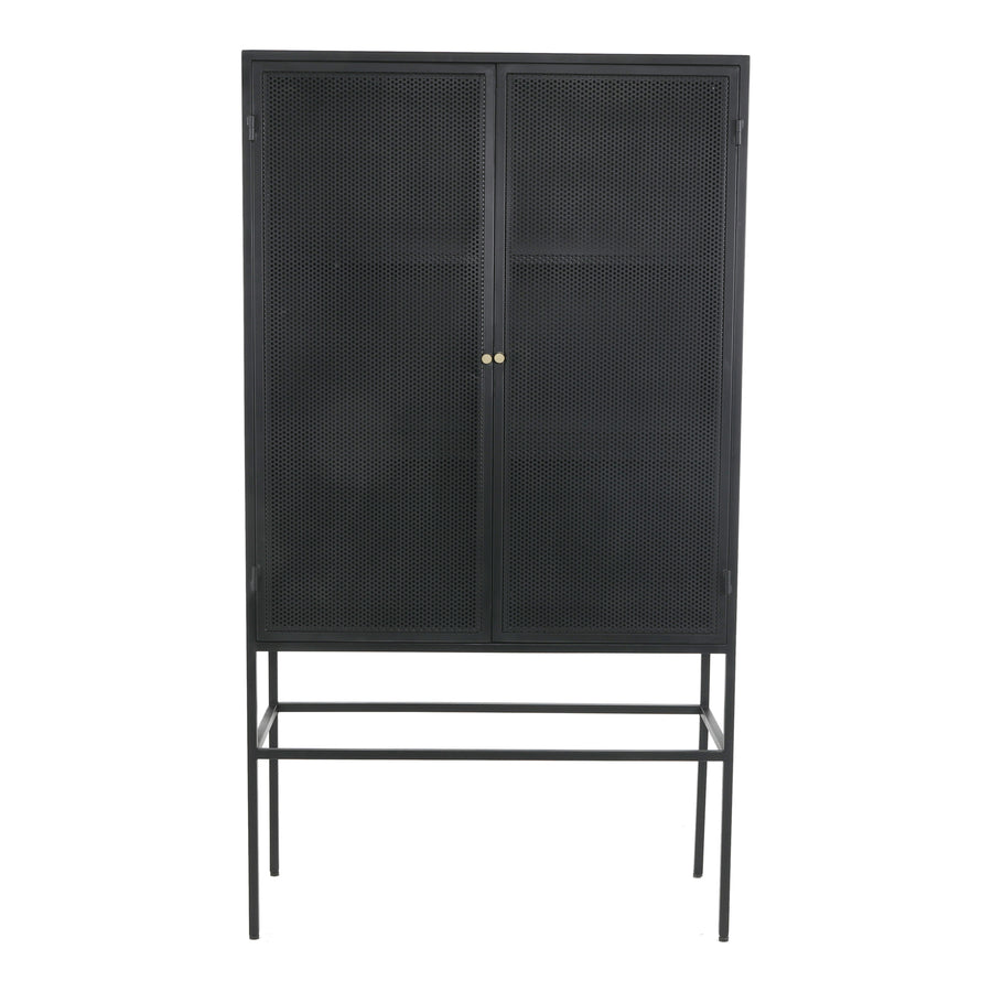 Moe's Home Isandros Storage Cabinet in Black (71' x 40' x 18') - GK-1117-02