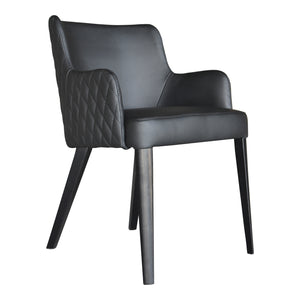 Moe's Home Zayden Dining Chair in Black (31.5' x 22.5' x 24') - GO-1004-02