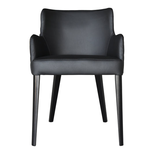 Moe's Home Zayden Dining Chair in Black (31.5" x 22.5" x 24") - GO-1004-02
