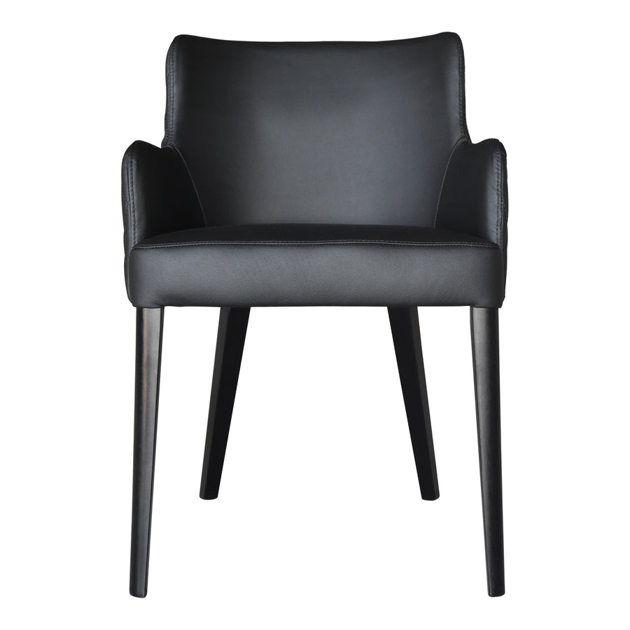 Moe's Home Zayden Dining Chair in Black (31.5' x 22.5' x 24') - GO-1004-02