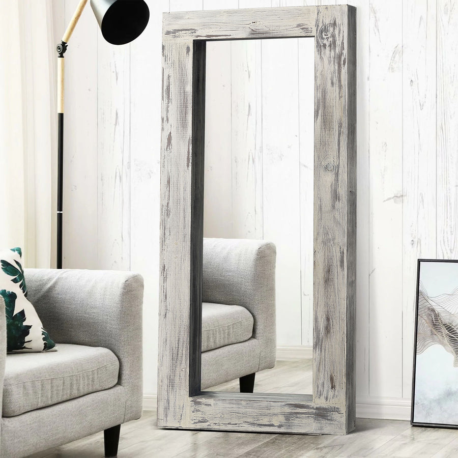 71-in H x 31-in W Oversized Wood Mirror