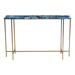 Moe's Home Blue Console Table in Blue (30' x 47' x 11.5') - GZ-1131-26