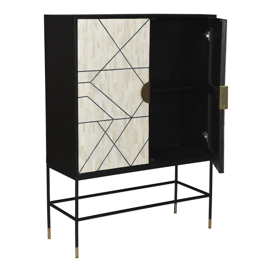 Moe's Home Shaws Bar Cabinet in Multicolor (55' x 40' x 16') - GZ-1136-37