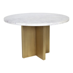 Moe's Home Graze Dining Table in White (30' x 48' x 48') - GZ-1144-18