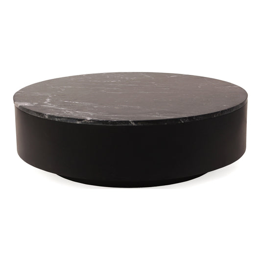 Moe's Home Ritual Coffee Table in Black (12" x 40" x 40") - GZ-1150-02