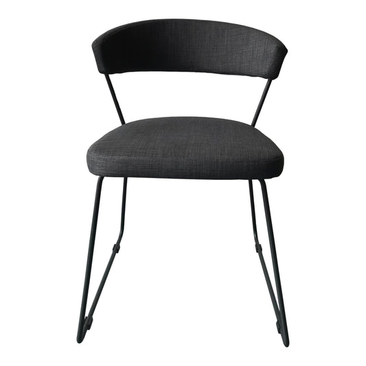 Moe's Home Adria Dining Chair in Dark Grey (30" x 21" x 21") - HK-1010-25