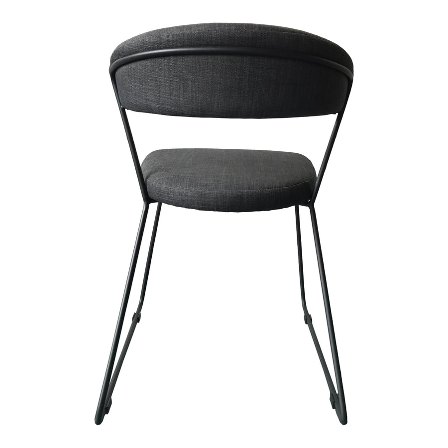 Moe's Home Adria Dining Chair in Dark Grey (30' x 21' x 21') - HK-1010-25