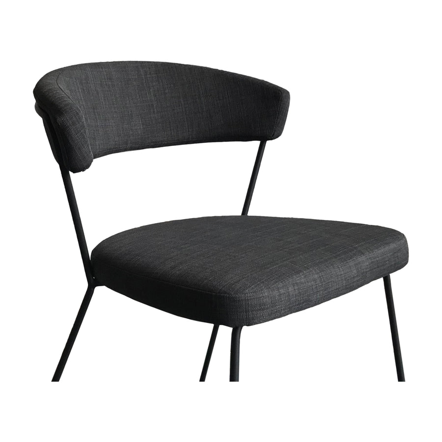 Moe's Home Adria Dining Chair in Dark Grey (30' x 21' x 21') - HK-1010-25