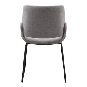 Moe's Home Lisboa Dining Chair in Light Grey (33.5' x 21.5' x 23.5') - HK-1014-29