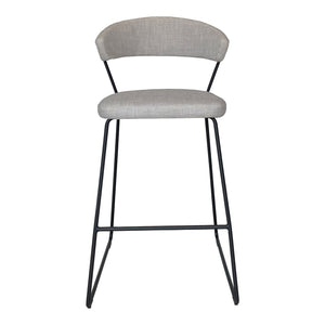 Moe's Home Adria Bar Stool in Grey (40.5' x 22' x 25') - HK-1021-15