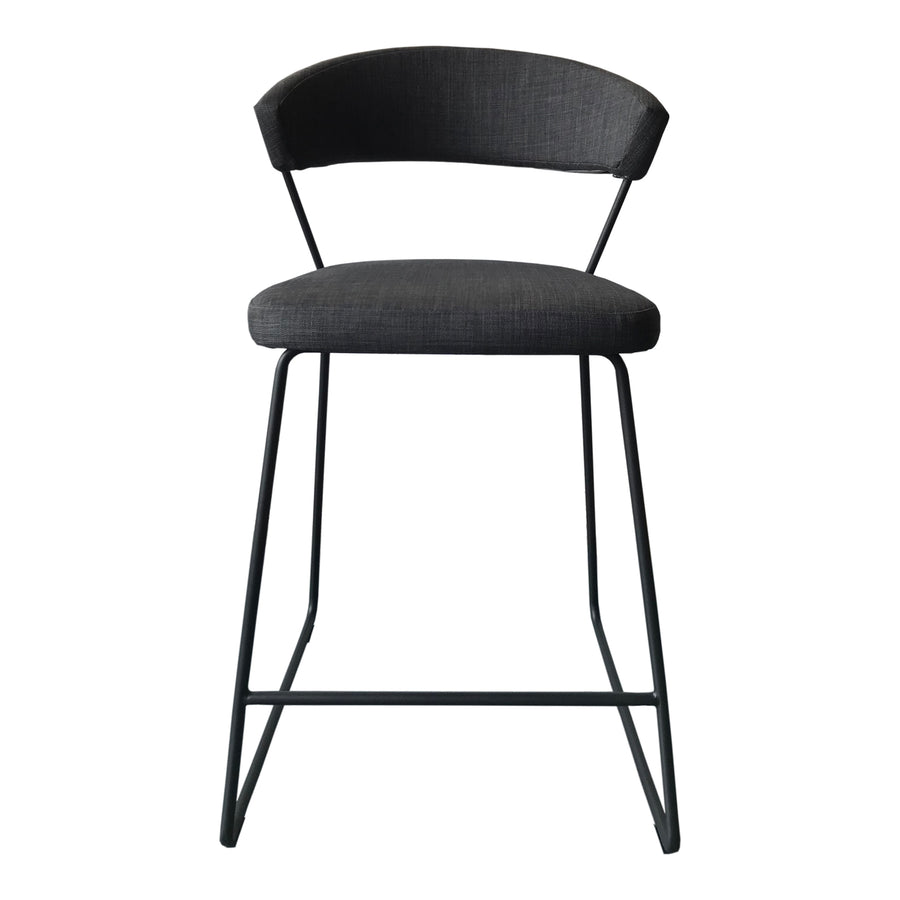 Moe's Home Adria Counter Stool in Dark Grey (36.5' x 22' x 25') - HK-1022-25