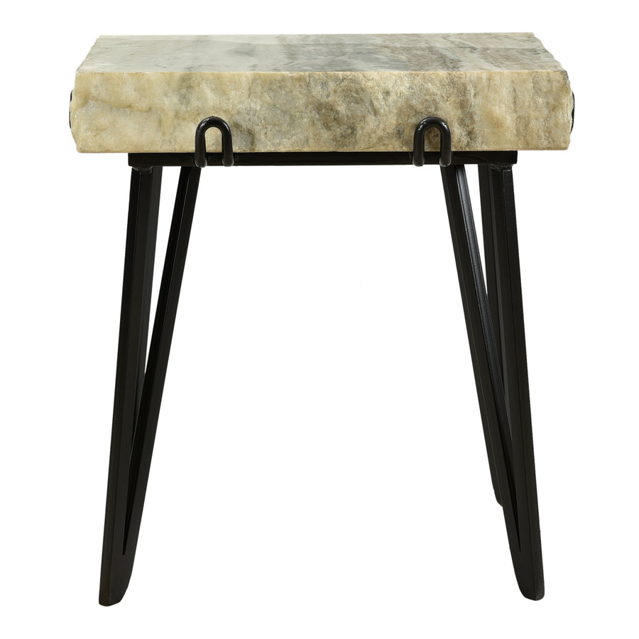 Moe's Home Alpert Accent Table in Sand (21.5' x 19' x 13') - IK-1011-21