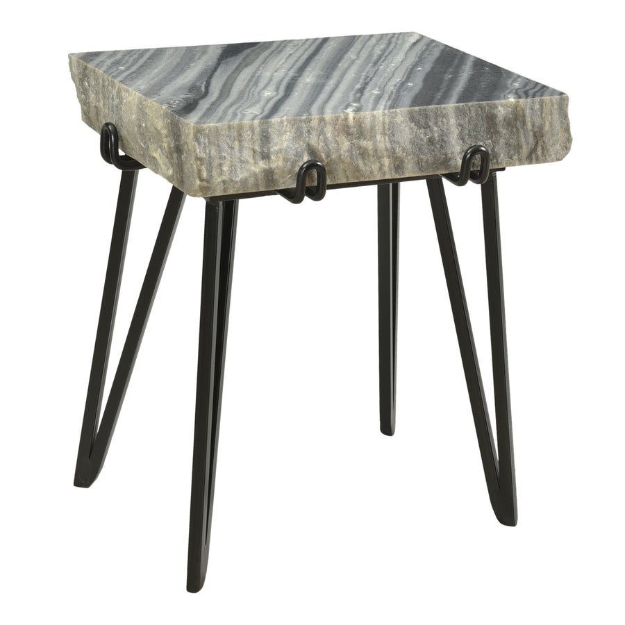 Moe's Home Alpert Accent Table in Grey (21.5' x 19' x 13') - IK-1011-25