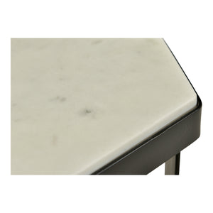 Moe's Home Inform Accent Table in White (18' x 15' x 13') - IK-1015-18