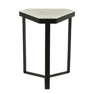 Moe's Home Inform Accent Table in White (18' x 15' x 13') - IK-1015-18