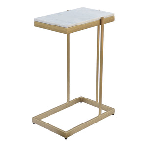 Moe's Home Sulu Accent Table in White (25' x 17.25' x 10.75') - IK-1019-18
