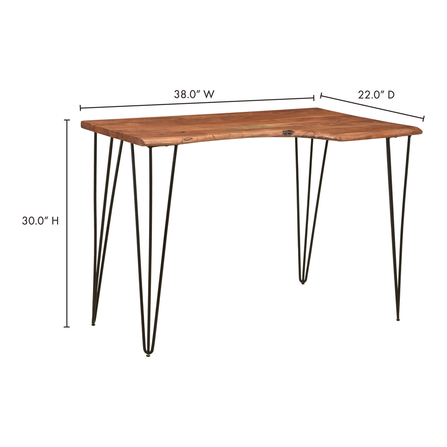 Moe's Home Luka Desk in Natural (30' x 44' x 24') - IK-1028-24