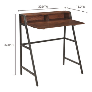 Moe's Home Ralph Desk in Natural (34' x 30' x 18') - IK-1030-24