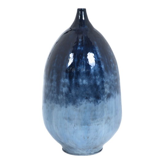 Moe's Home Andros Vase in Blue (21" x 13" x 13") - IX-1089-26