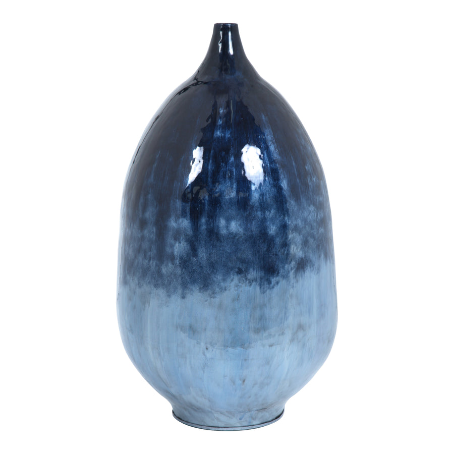 Moe's Home Andros Vase in Blue (21' x 13' x 13') - IX-1089-26