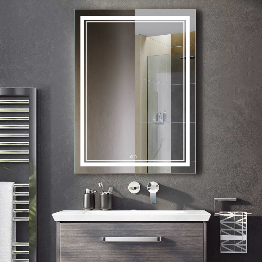 Modern LED Wall Mirror Lighted up Bathroom Mirror