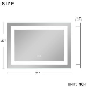 28-in H x 20-in W LED Bathroom Mirror