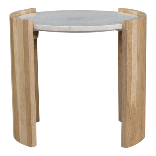 Moe's Home Dala End Table in White (18.5" x 20" x 18.5") - JD-1038-18