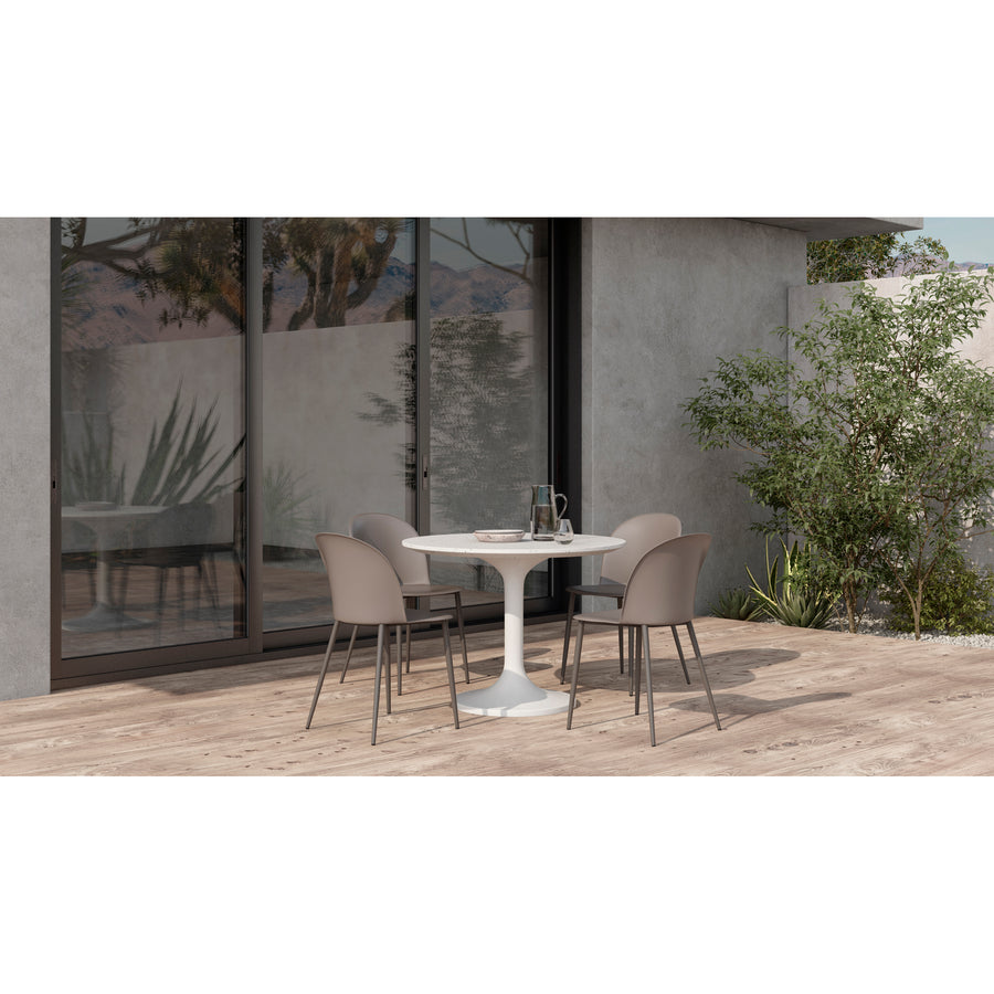Moe's Home Tuli Dining Table in Grey (30' x 39' x 39') - JK-1004-29