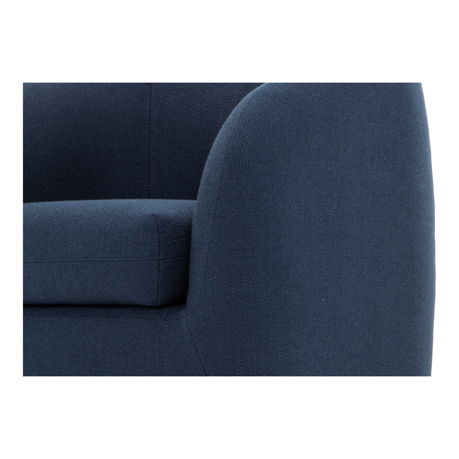 Moe's Home Maurice Chair in Midnight Blue (29' x 32.5' x 30.5') - JM-1003-46