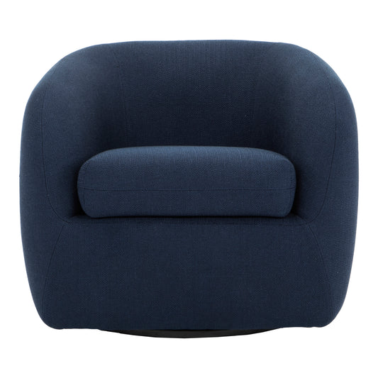 Moe's Home Maurice Chair in Midnight Blue (29" x 32.5" x 30.5") - JM-1003-46