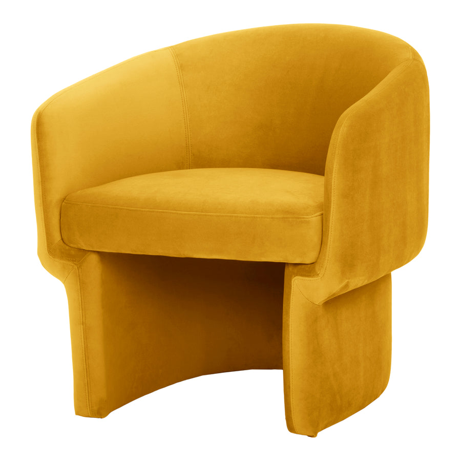 Moe's Home Franco Chair in Mustard (27.5' x 27.5' x 28') - JM-1005-09