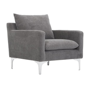 Moe's Home Paris Chair in Dark Grey (27' x 30' x 35') - JM-1010-25