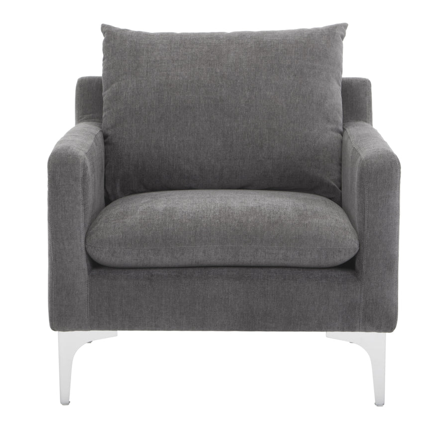 Moe's Home Paris Chair in Dark Grey (27' x 30' x 35') - JM-1010-25